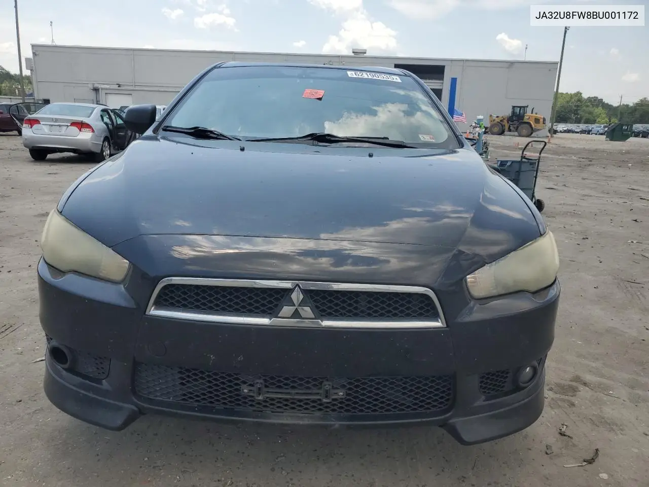 2011 Mitsubishi Lancer Gts VIN: JA32U8FW8BU001172 Lot: 62190535