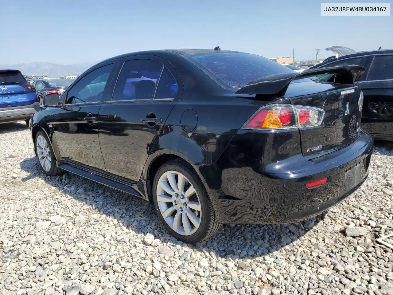 2011 Mitsubishi Lancer Gts VIN: JA32U8FW4BU034167 Lot: 62525975