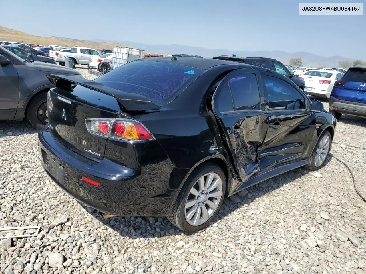 2011 Mitsubishi Lancer Gts VIN: JA32U8FW4BU034167 Lot: 62525975