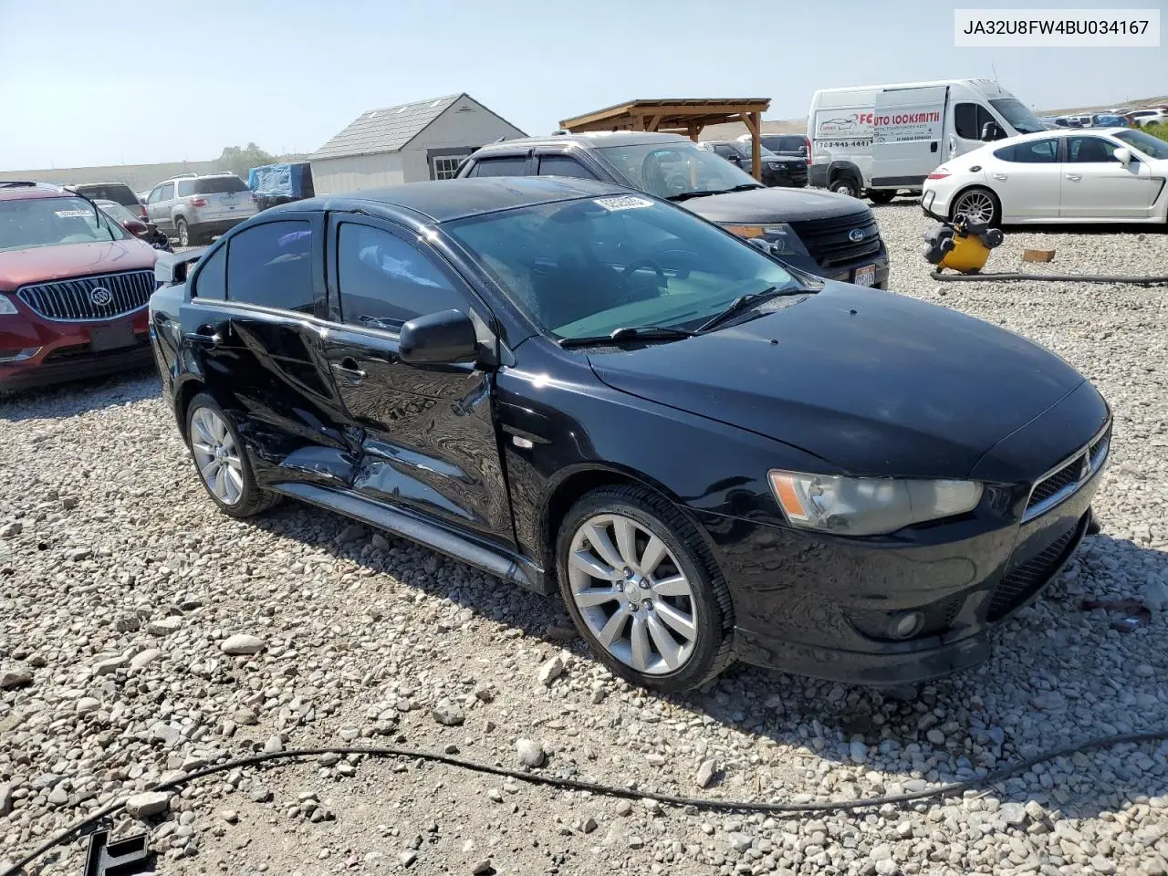 2011 Mitsubishi Lancer Gts VIN: JA32U8FW4BU034167 Lot: 62525975