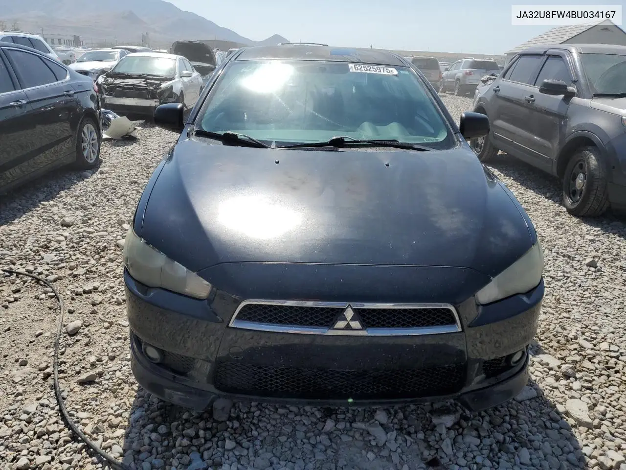 2011 Mitsubishi Lancer Gts VIN: JA32U8FW4BU034167 Lot: 62525975