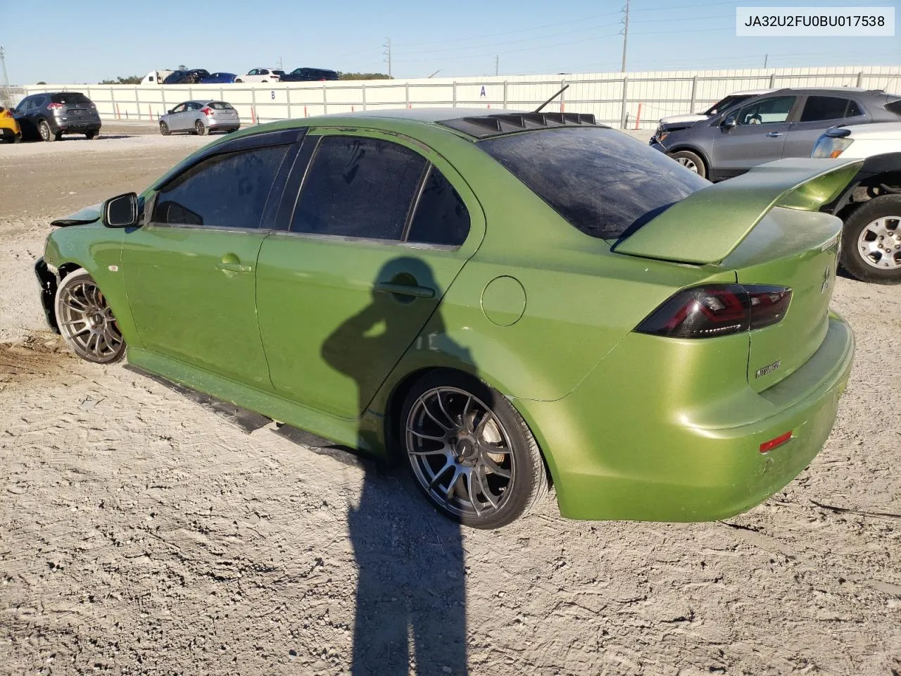 2011 Mitsubishi Lancer Es/Es Sport VIN: JA32U2FU0BU017538 Lot: 87772065