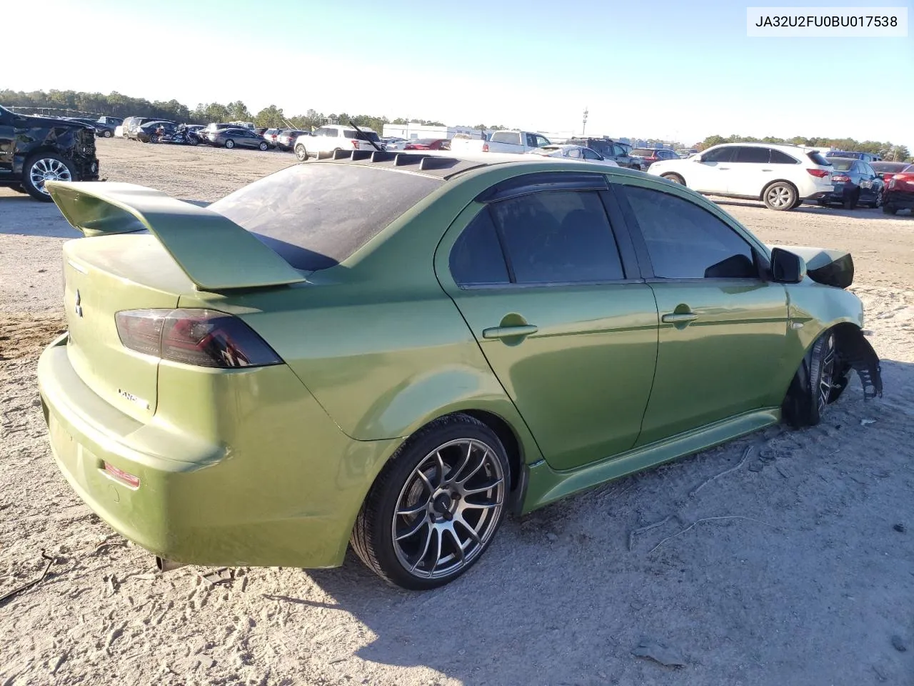 2011 Mitsubishi Lancer Es/Es Sport VIN: JA32U2FU0BU017538 Lot: 87772065