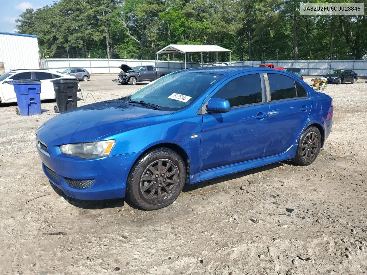 2012 Mitsubishi Lancer Es/Es Sport VIN: JA32U2FU6CU023846 Lot: 55106345