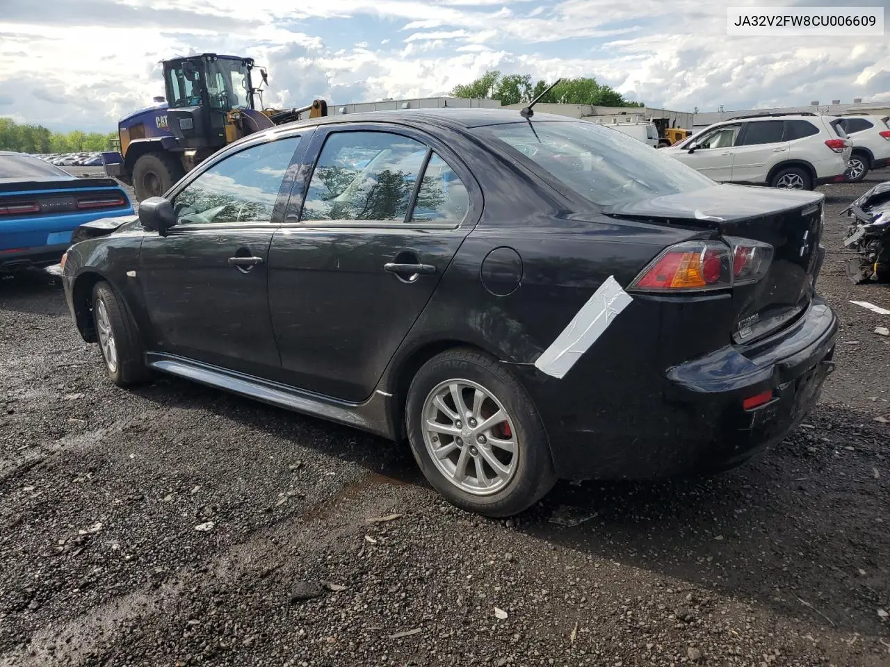 2012 Mitsubishi Lancer Se VIN: JA32V2FW8CU006609 Lot: 56335965