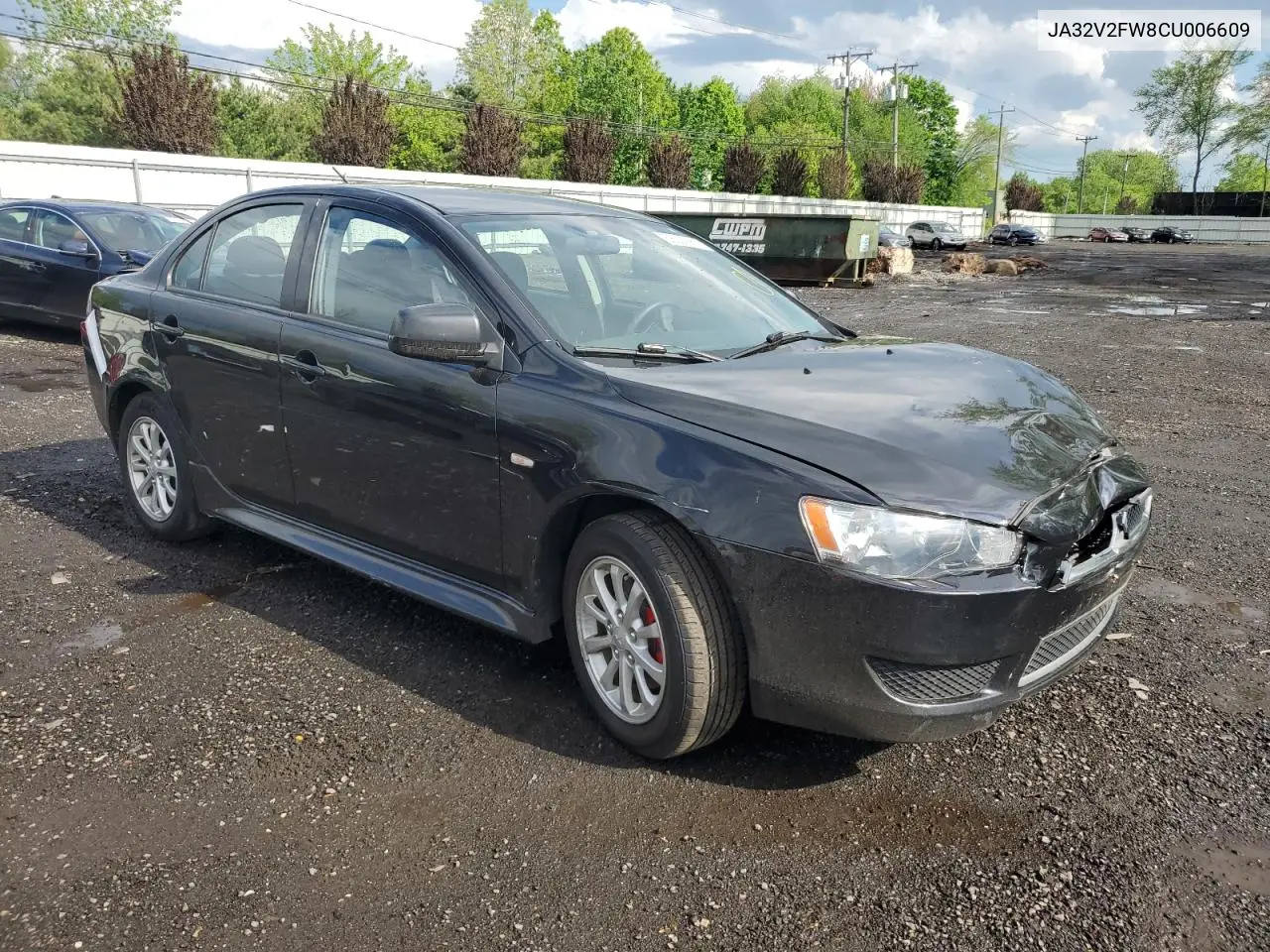 2012 Mitsubishi Lancer Se VIN: JA32V2FW8CU006609 Lot: 56335965