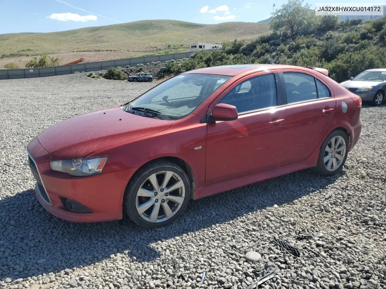 2012 Mitsubishi Lancer Gt VIN: JA32X8HWXCU014172 Lot: 58199495