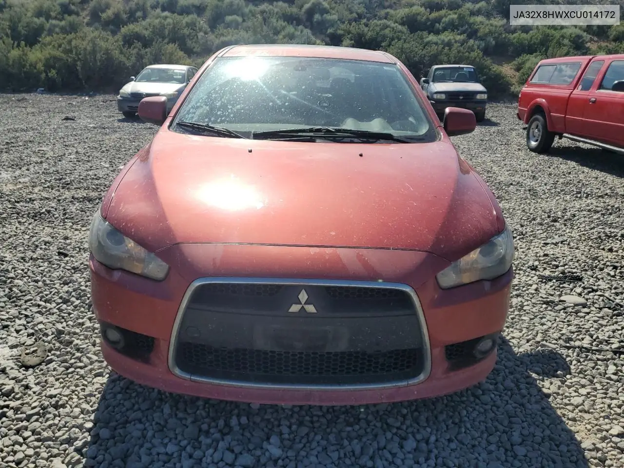 2012 Mitsubishi Lancer Gt VIN: JA32X8HWXCU014172 Lot: 58199495