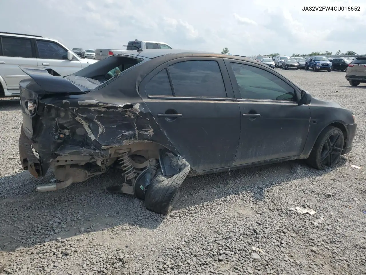 2012 Mitsubishi Lancer Se VIN: JA32V2FW4CU016652 Lot: 58593485