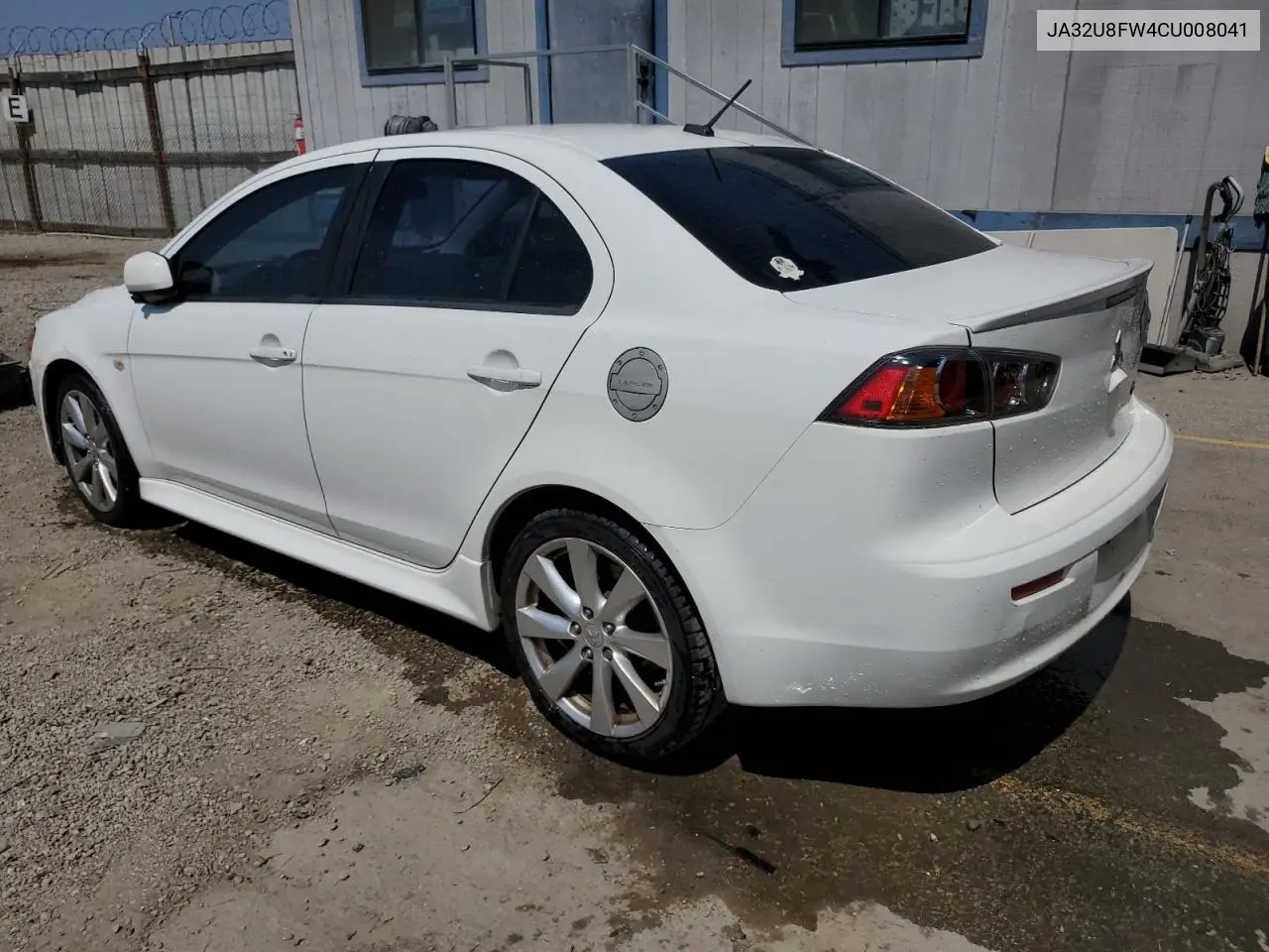 2012 Mitsubishi Lancer Gt VIN: JA32U8FW4CU008041 Lot: 62396865
