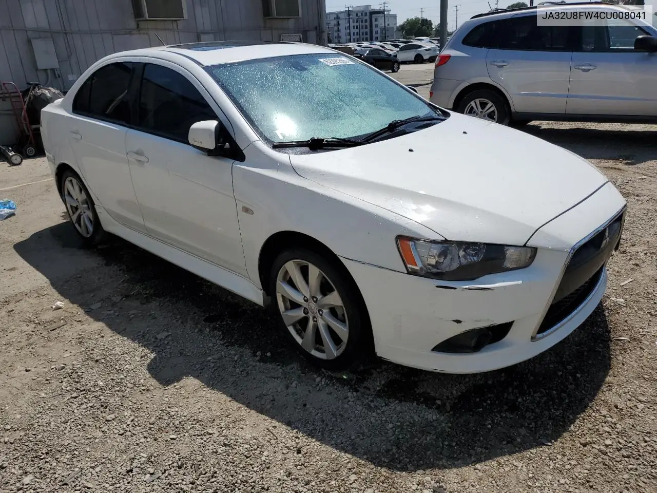 2012 Mitsubishi Lancer Gt VIN: JA32U8FW4CU008041 Lot: 62396865