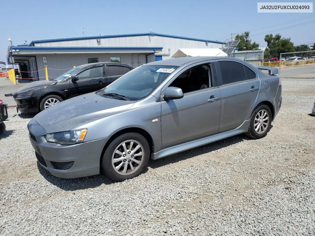 2012 Mitsubishi Lancer Es/Es Sport VIN: JA32U2FUXCU024093 Lot: 62566815