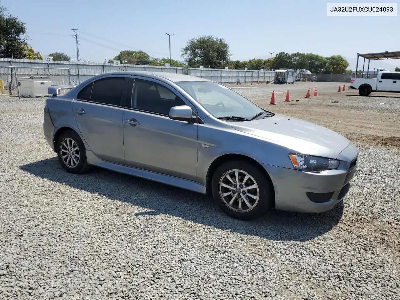 2012 Mitsubishi Lancer Es/Es Sport VIN: JA32U2FUXCU024093 Lot: 62566815