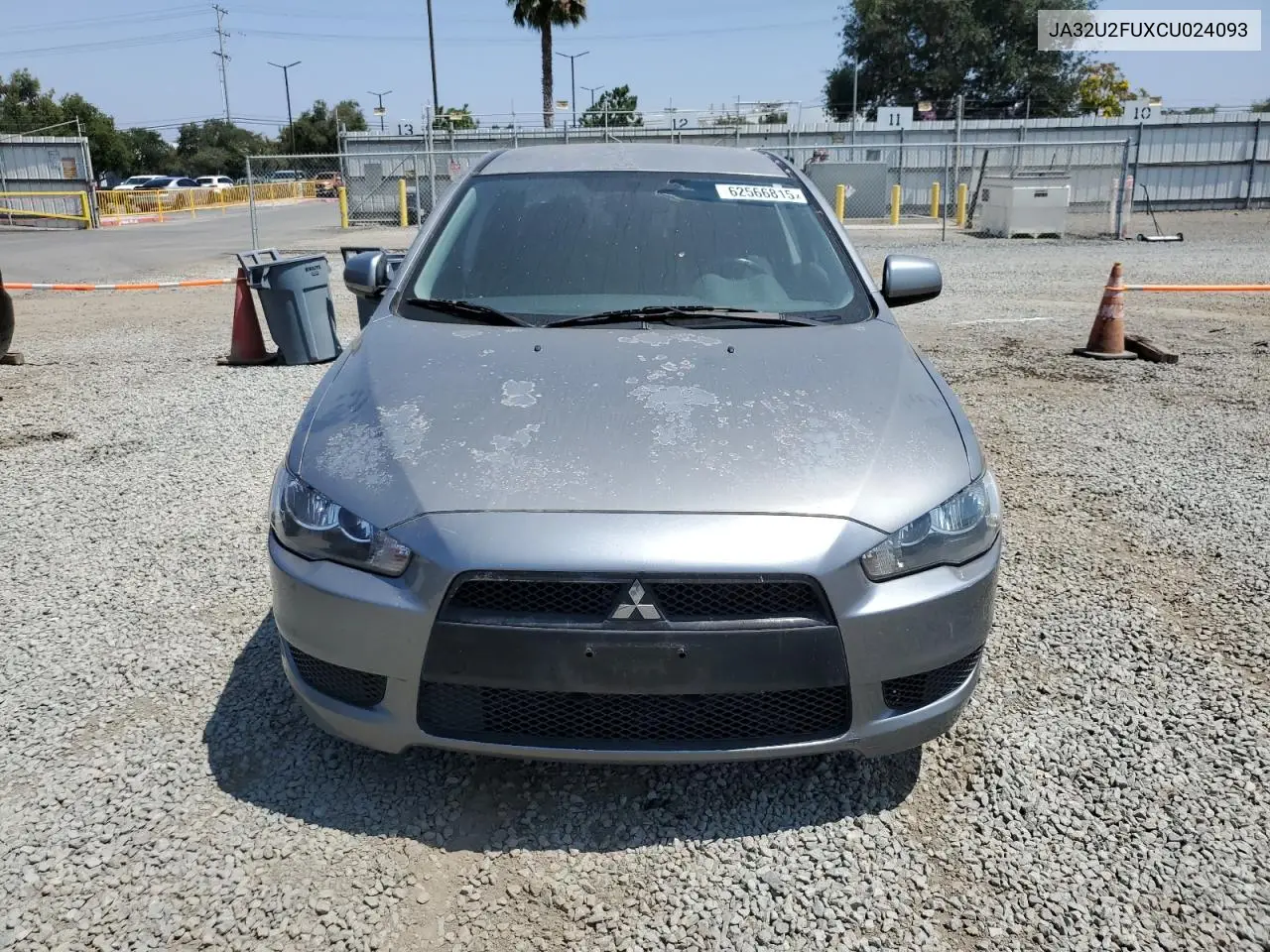 2012 Mitsubishi Lancer Es/Es Sport VIN: JA32U2FUXCU024093 Lot: 62566815