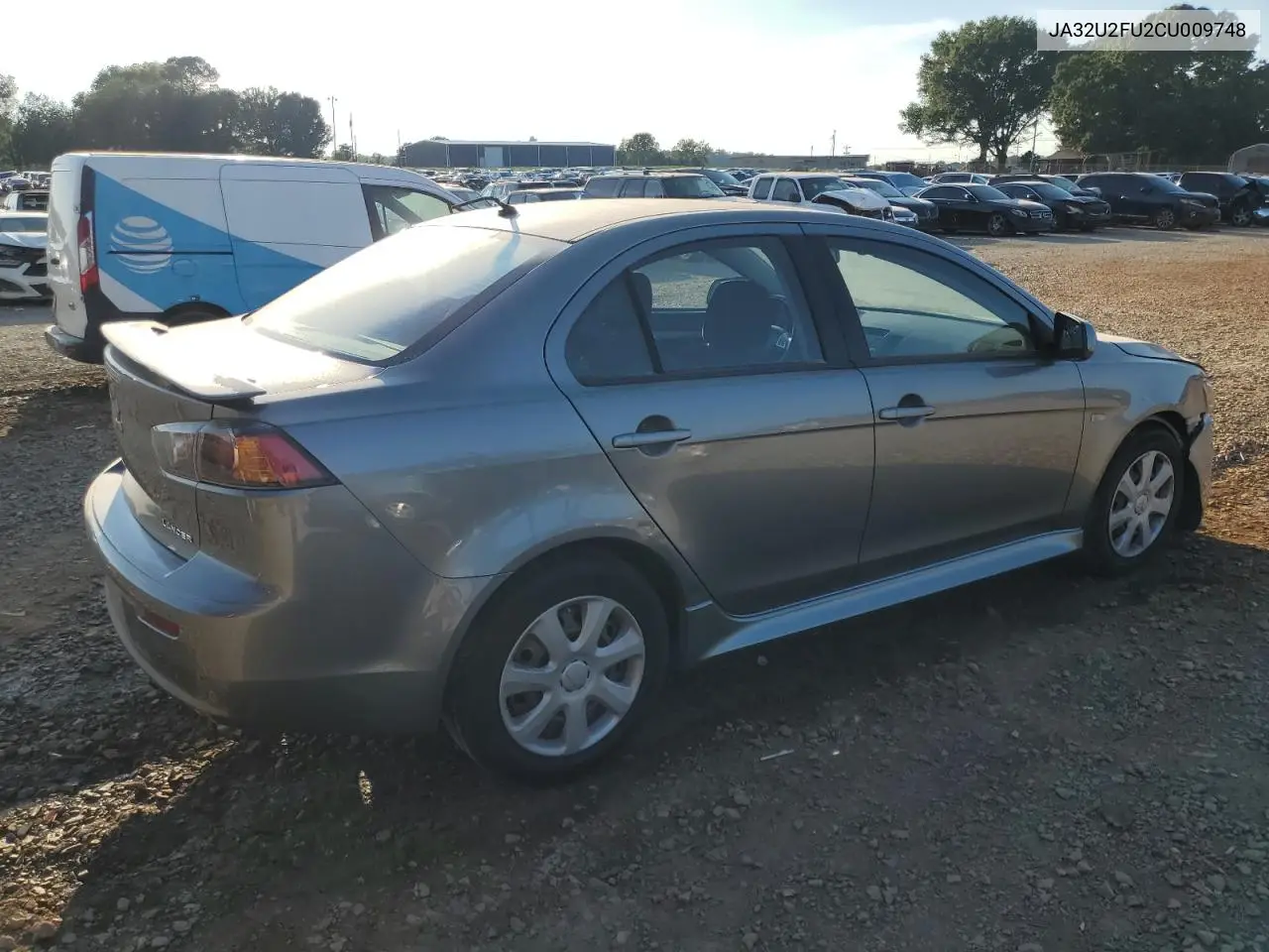 2012 Mitsubishi Lancer Es/Es Sport VIN: JA32U2FU2CU009748 Lot: 62682745