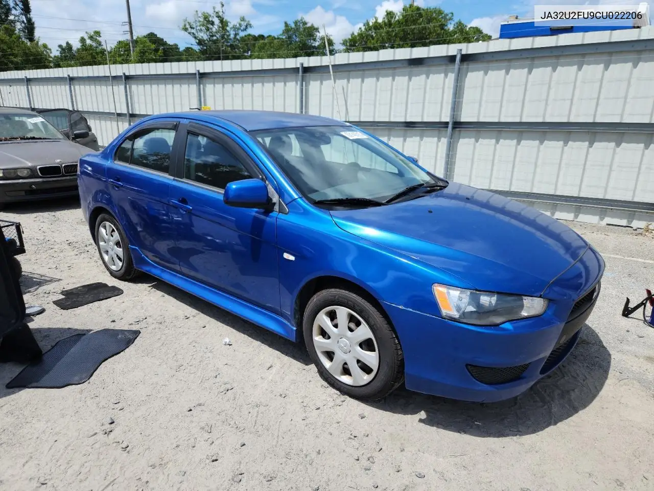 2012 Mitsubishi Lancer Es/Es Sport VIN: JA32U2FU9CU022206 Lot: 63140515