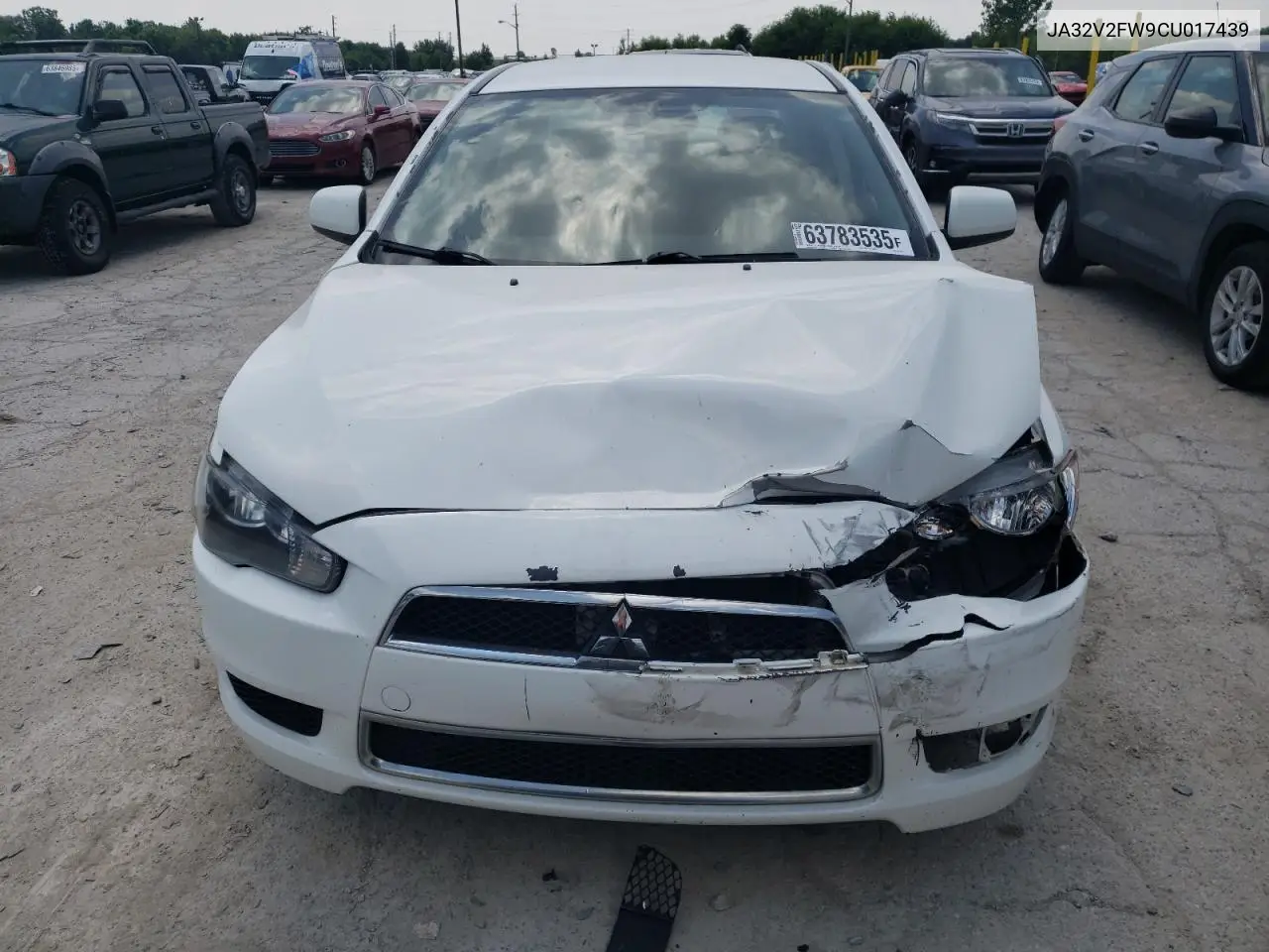 2012 Mitsubishi Lancer Se VIN: JA32V2FW9CU017439 Lot: 63783535