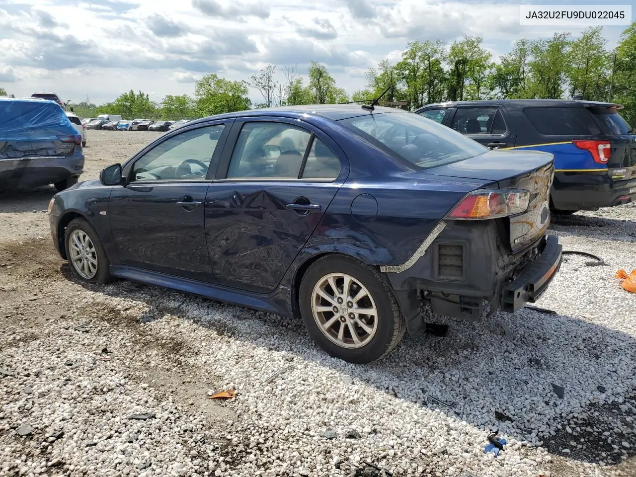 2013 Mitsubishi Lancer Es/Es Sport VIN: JA32U2FU9DU022045 Lot: 56415465