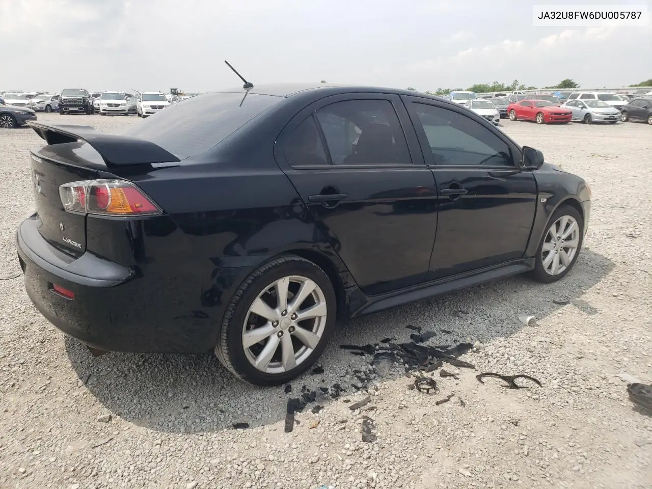 2013 Mitsubishi Lancer Gt VIN: JA32U8FW6DU005787 Lot: 59598605