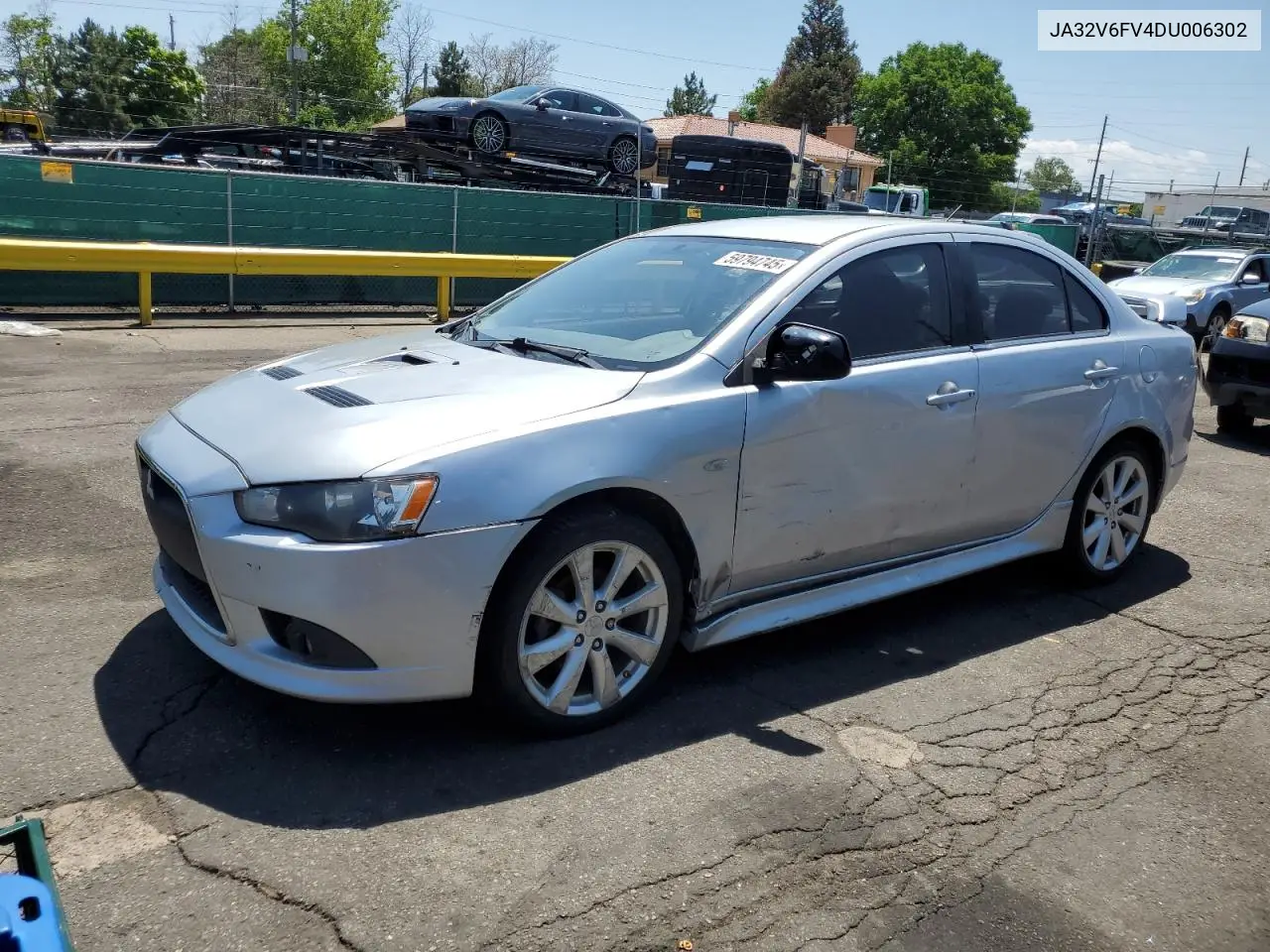 2013 Mitsubishi Lancer Ralliart VIN: JA32V6FV4DU006302 Lot: 59794745