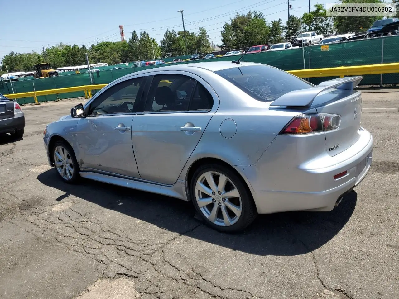 2013 Mitsubishi Lancer Ralliart VIN: JA32V6FV4DU006302 Lot: 59794745