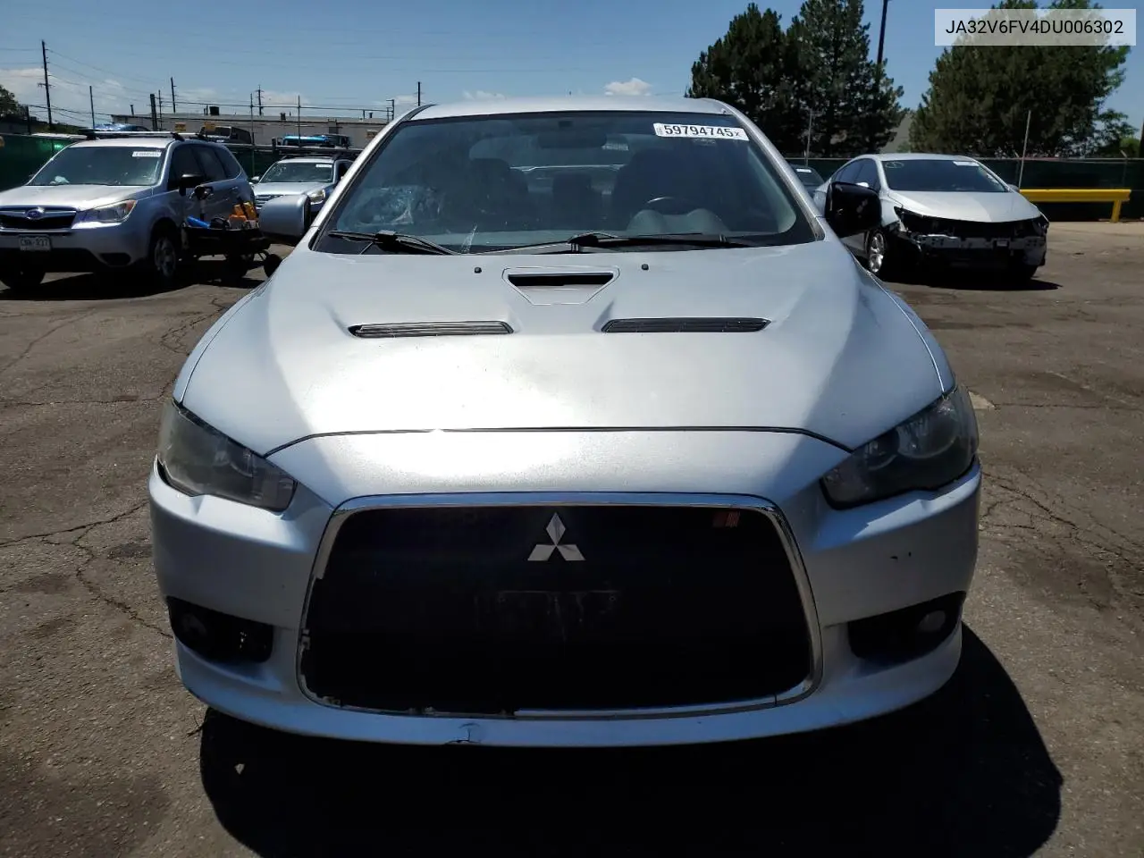 2013 Mitsubishi Lancer Ralliart VIN: JA32V6FV4DU006302 Lot: 59794745