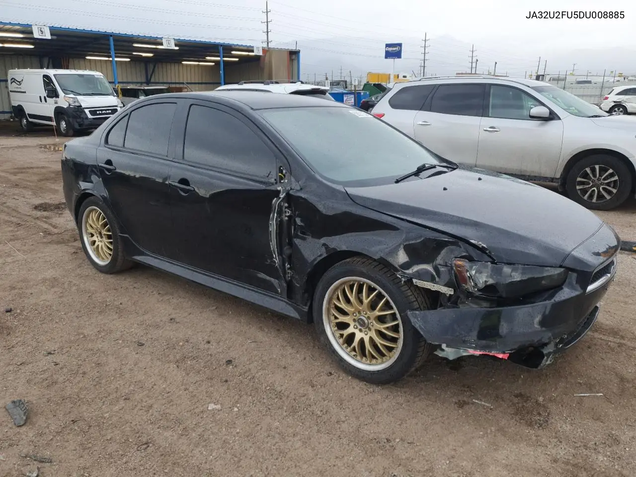 2013 Mitsubishi Lancer Es/Es Sport VIN: JA32U2FU5DU008885 Lot: 59821235