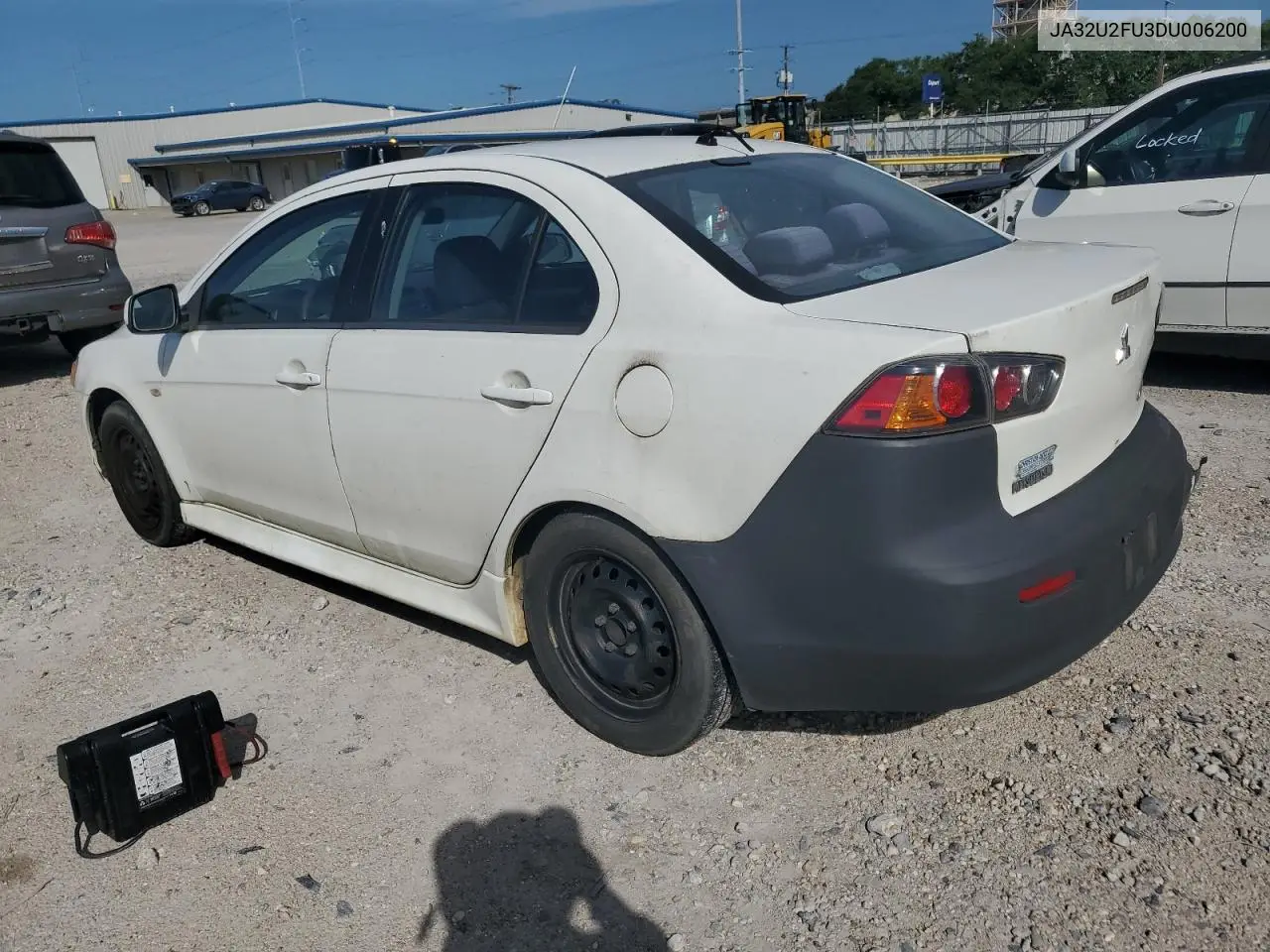 2013 Mitsubishi Lancer Es/Es Sport VIN: JA32U2FU3DU006200 Lot: 61821455