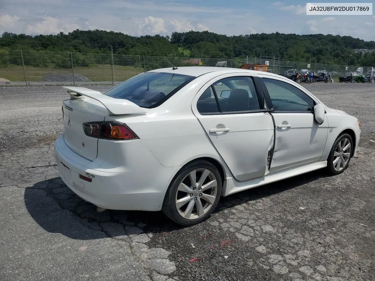 2013 Mitsubishi Lancer Gt VIN: JA32U8FW2DU017869 Lot: 63825295