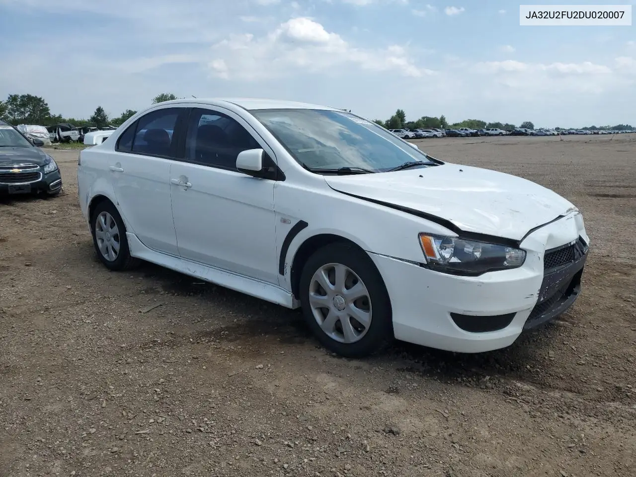 2013 Mitsubishi Lancer Es/Es Sport VIN: JA32U2FU2DU020007 Lot: 64192355