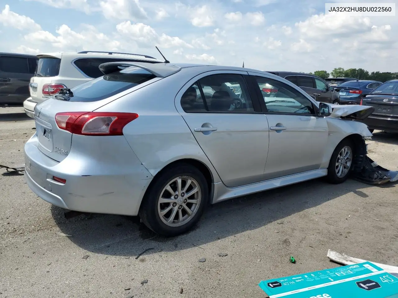 2013 Mitsubishi Lancer Es/Es Sport VIN: JA32X2HU8DU022560 Lot: 64260525