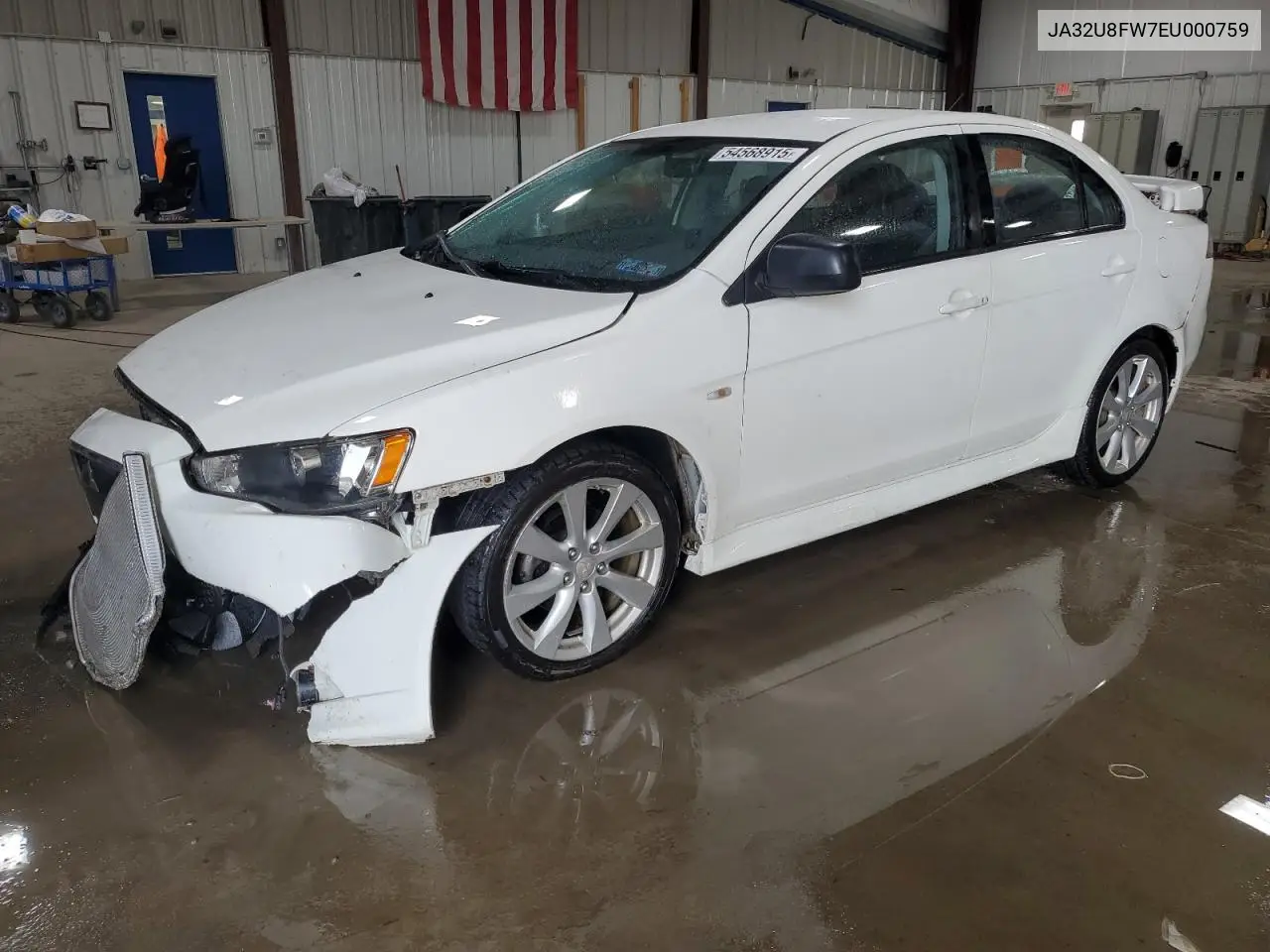 2014 Mitsubishi Lancer Gt VIN: JA32U8FW7EU000759 Lot: 54568915