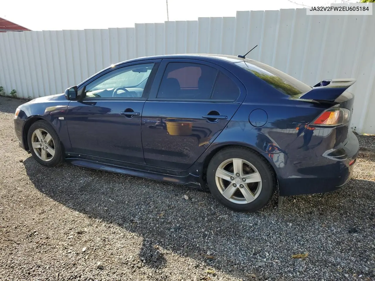 2014 Mitsubishi Lancer Se VIN: JA32V2FW2EU605184 Lot: 56007575
