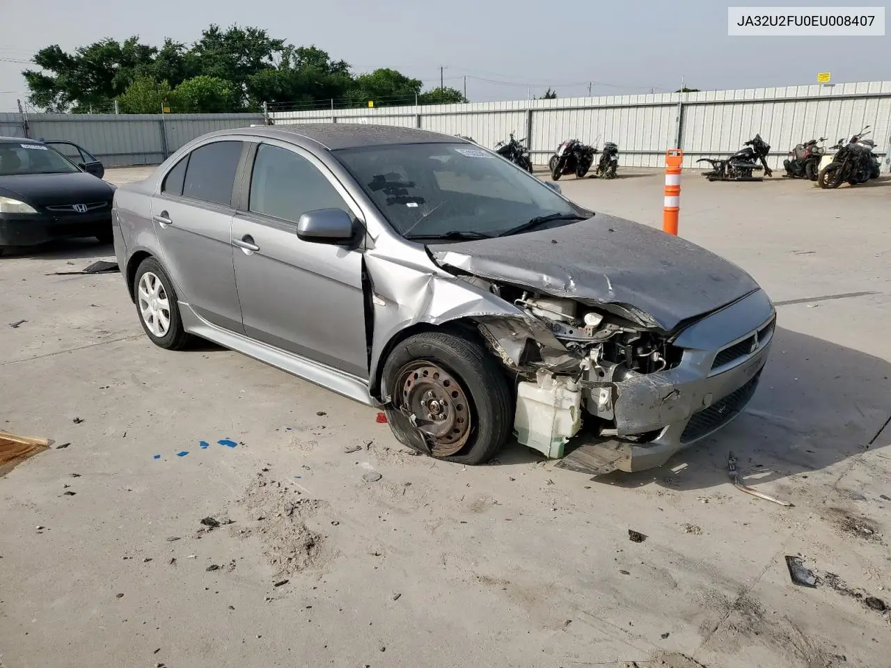 2014 Mitsubishi Lancer Es/Es Sport VIN: JA32U2FU0EU008407 Lot: 57052045