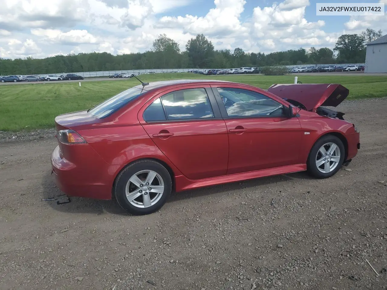 2014 Mitsubishi Lancer Se VIN: JA32V2FWXEU017422 Lot: 57271665
