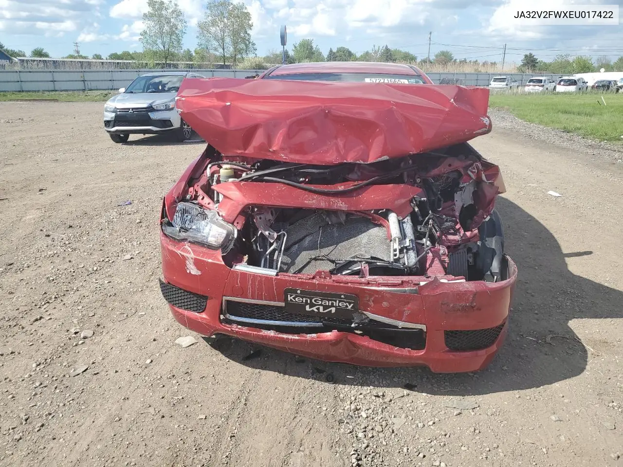 2014 Mitsubishi Lancer Se VIN: JA32V2FWXEU017422 Lot: 57271665