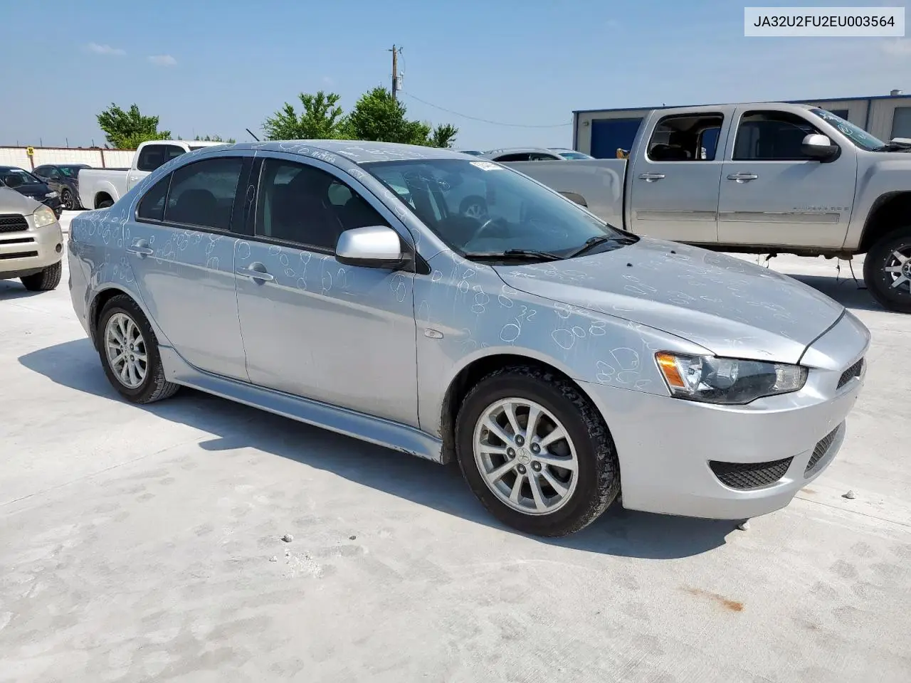 2014 Mitsubishi Lancer Es/Es Sport VIN: JA32U2FU2EU003564 Lot: 57644285
