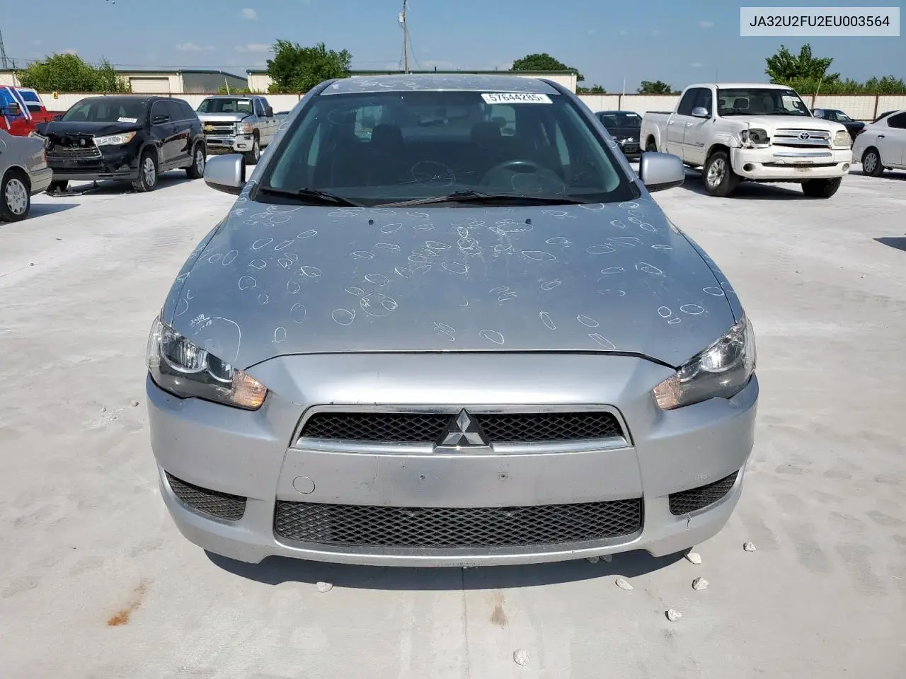 2014 Mitsubishi Lancer Es/Es Sport VIN: JA32U2FU2EU003564 Lot: 57644285