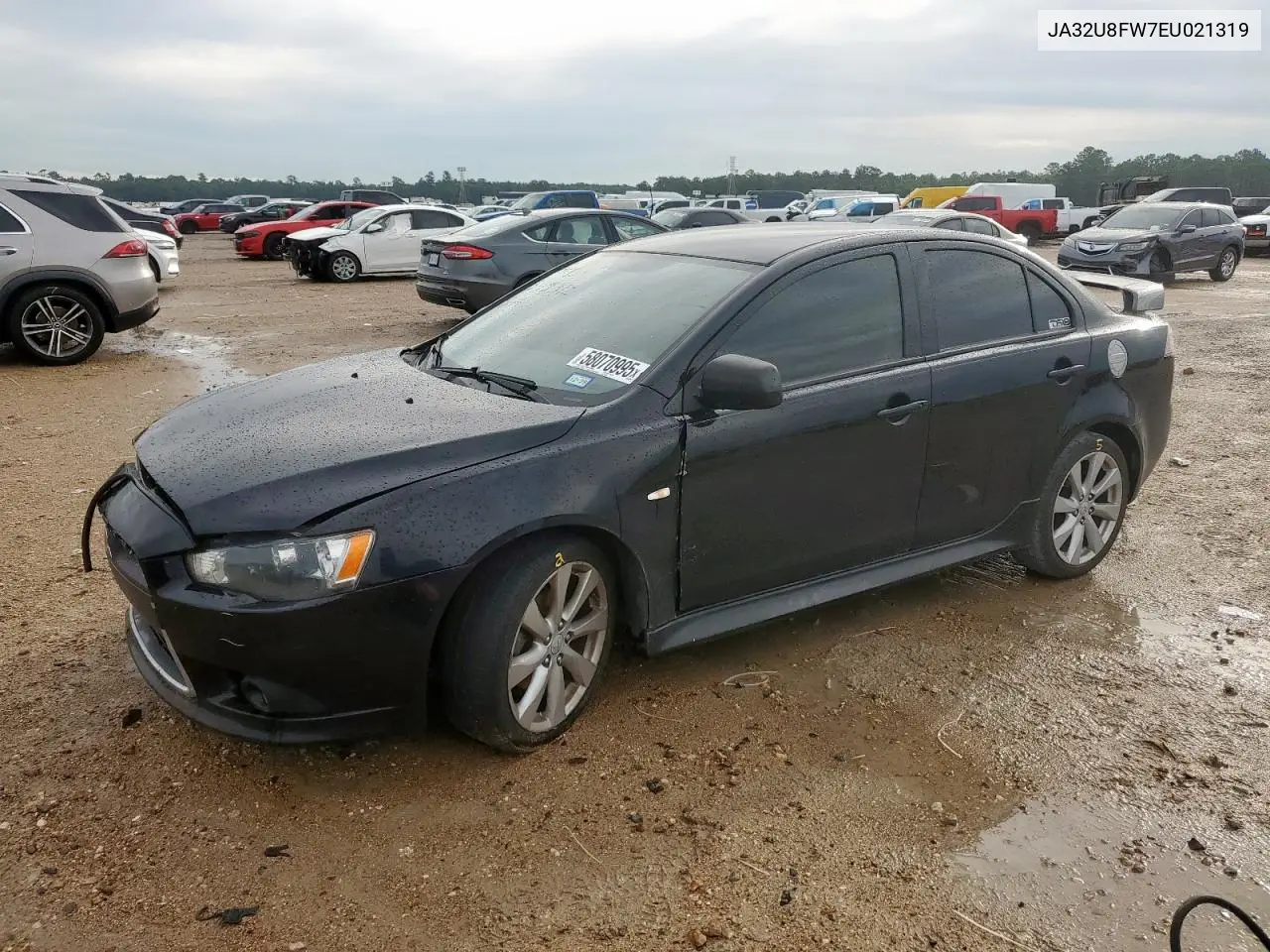2014 Mitsubishi Lancer Gt VIN: JA32U8FW7EU021319 Lot: 58070995