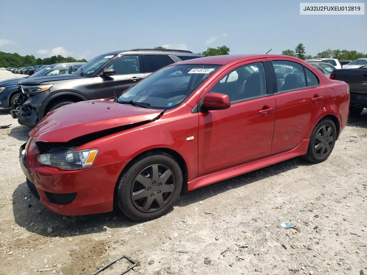 2014 Mitsubishi Lancer Es/Es Sport VIN: JA32U2FUXEU012819 Lot: 60149755