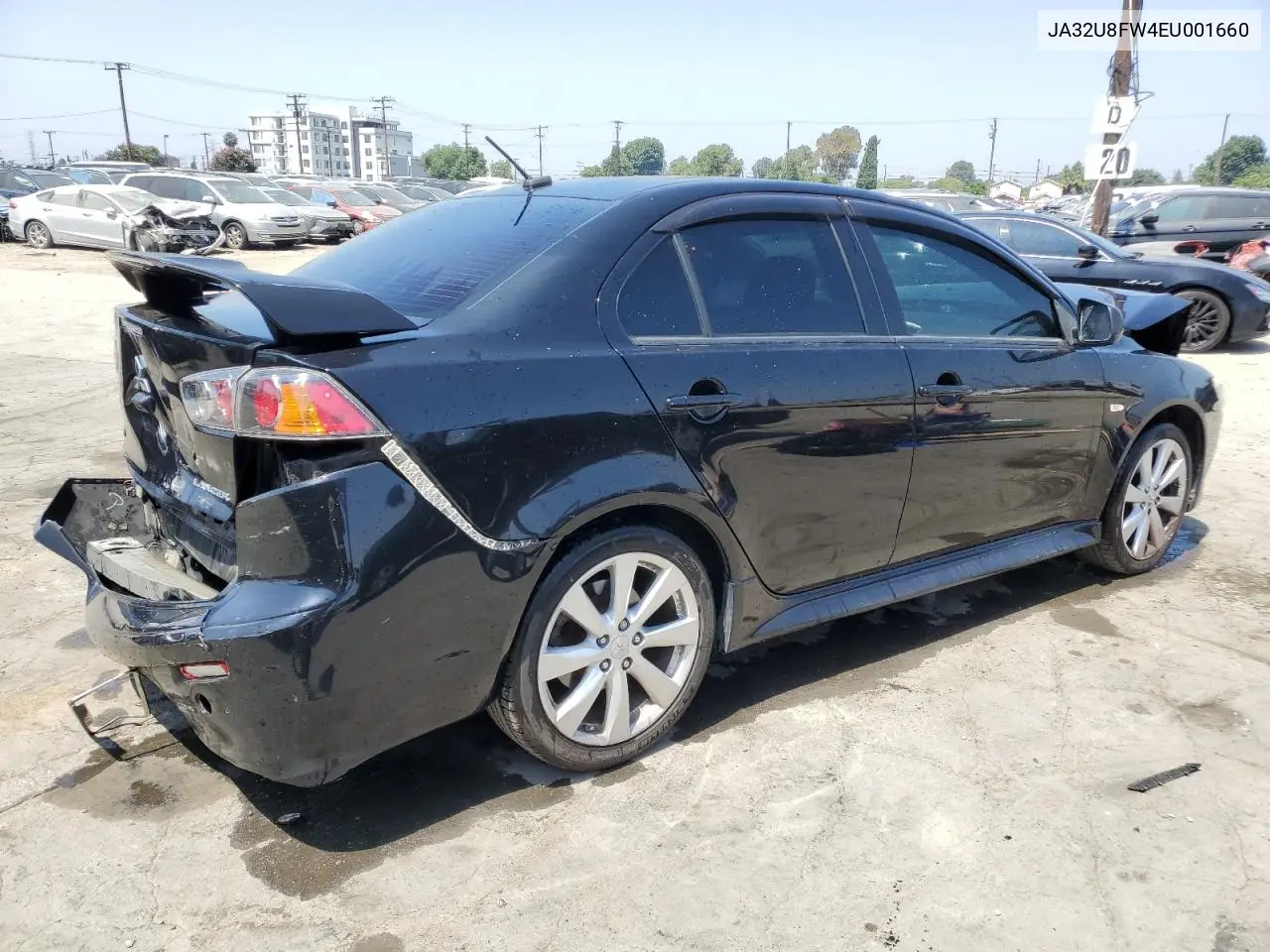 2014 Mitsubishi Lancer Gt VIN: JA32U8FW4EU001660 Lot: 62917665