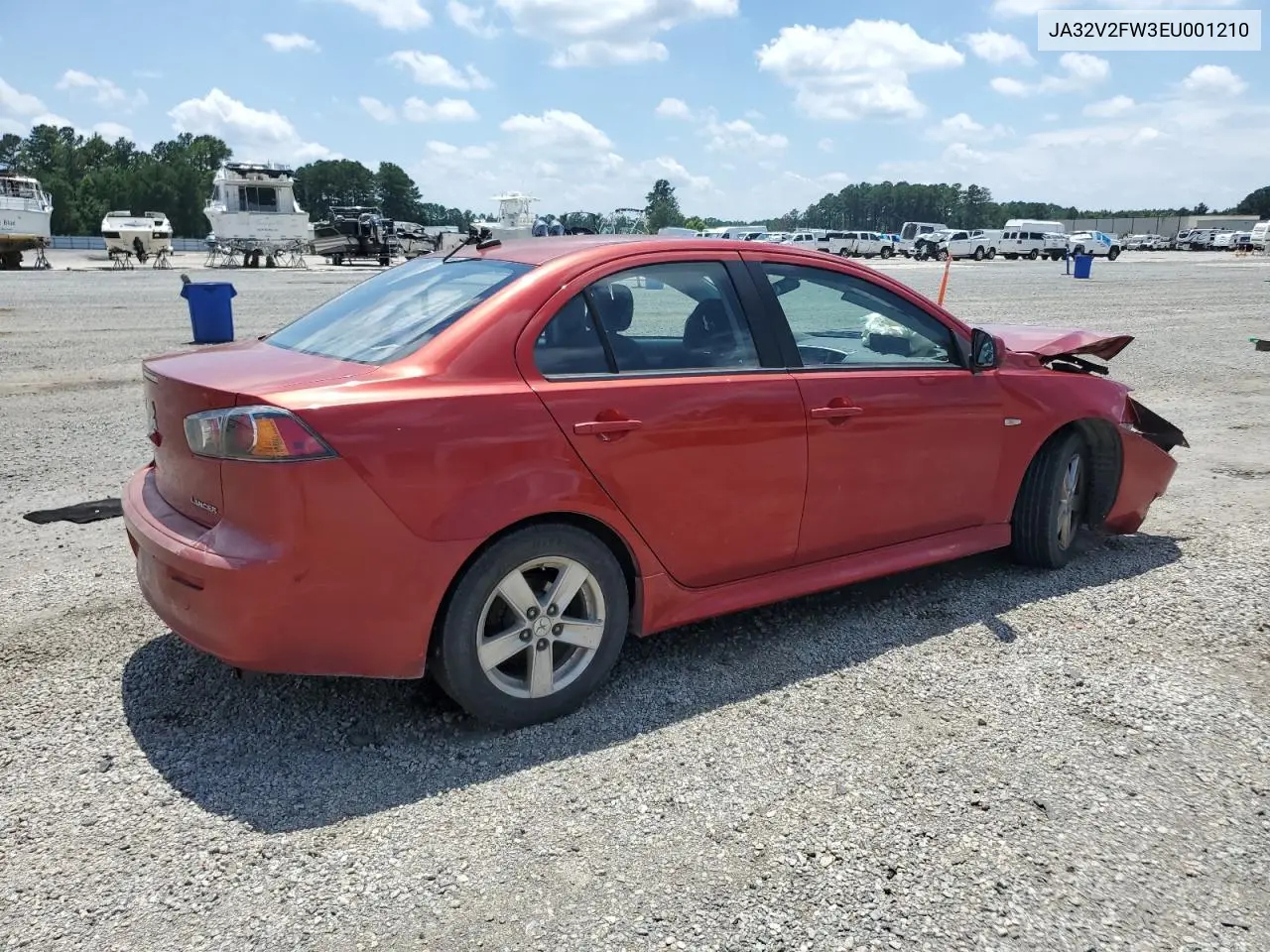 2014 Mitsubishi Lancer Se VIN: JA32V2FW3EU001210 Lot: 63390235