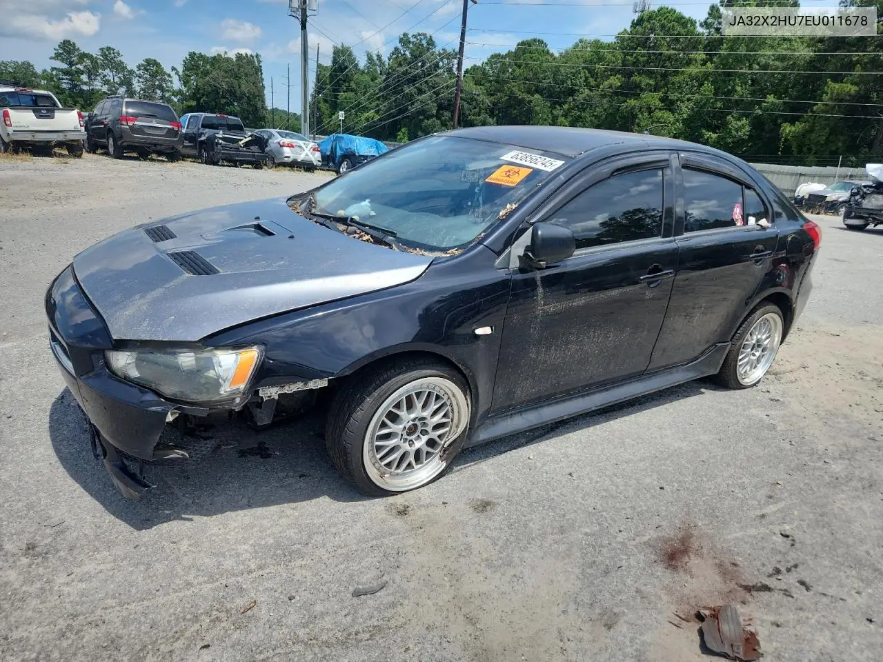 2014 Mitsubishi Lancer Es/Es Sport VIN: JA32X2HU7EU011678 Lot: 63856245