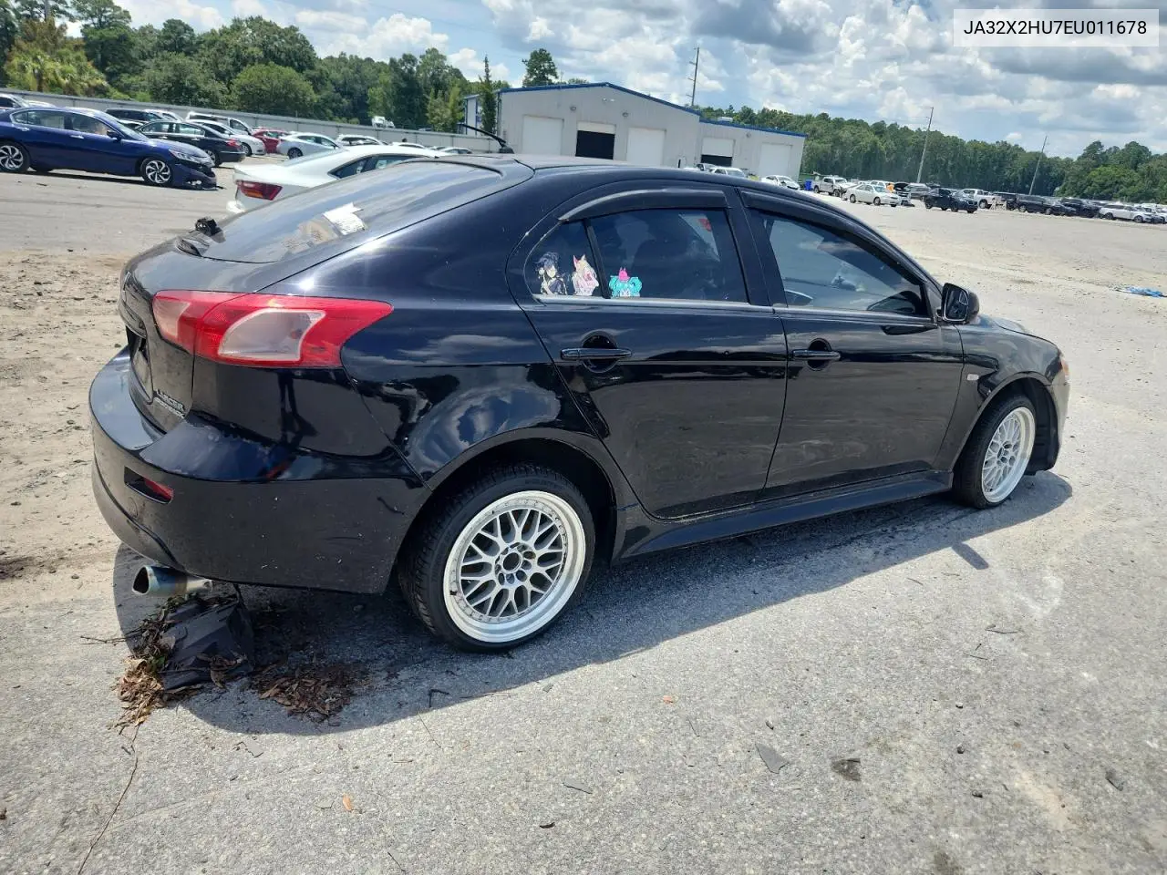 2014 Mitsubishi Lancer Es/Es Sport VIN: JA32X2HU7EU011678 Lot: 63856245