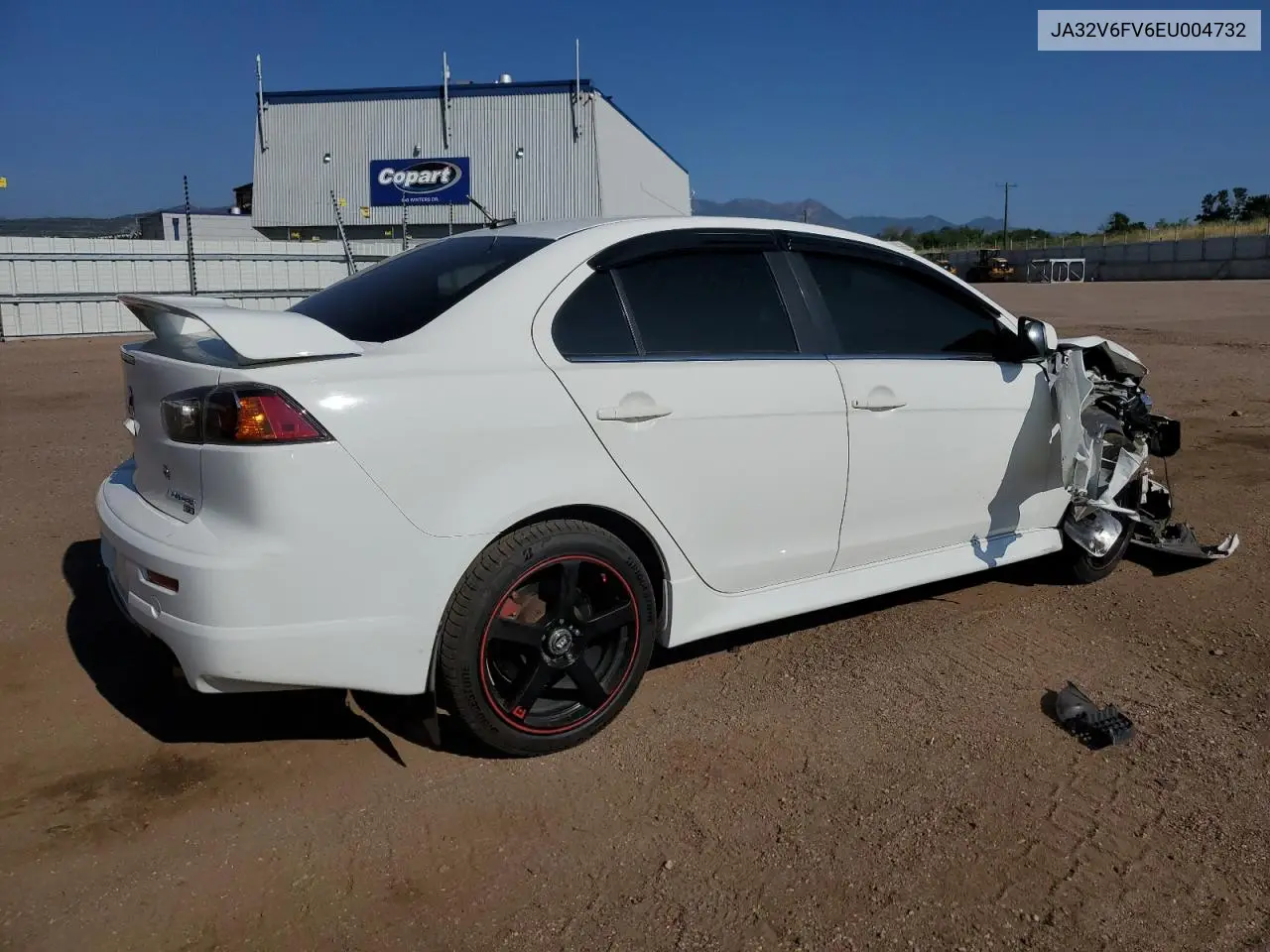 2014 Mitsubishi Lancer Ralliart VIN: JA32V6FV6EU004732 Lot: 64187325