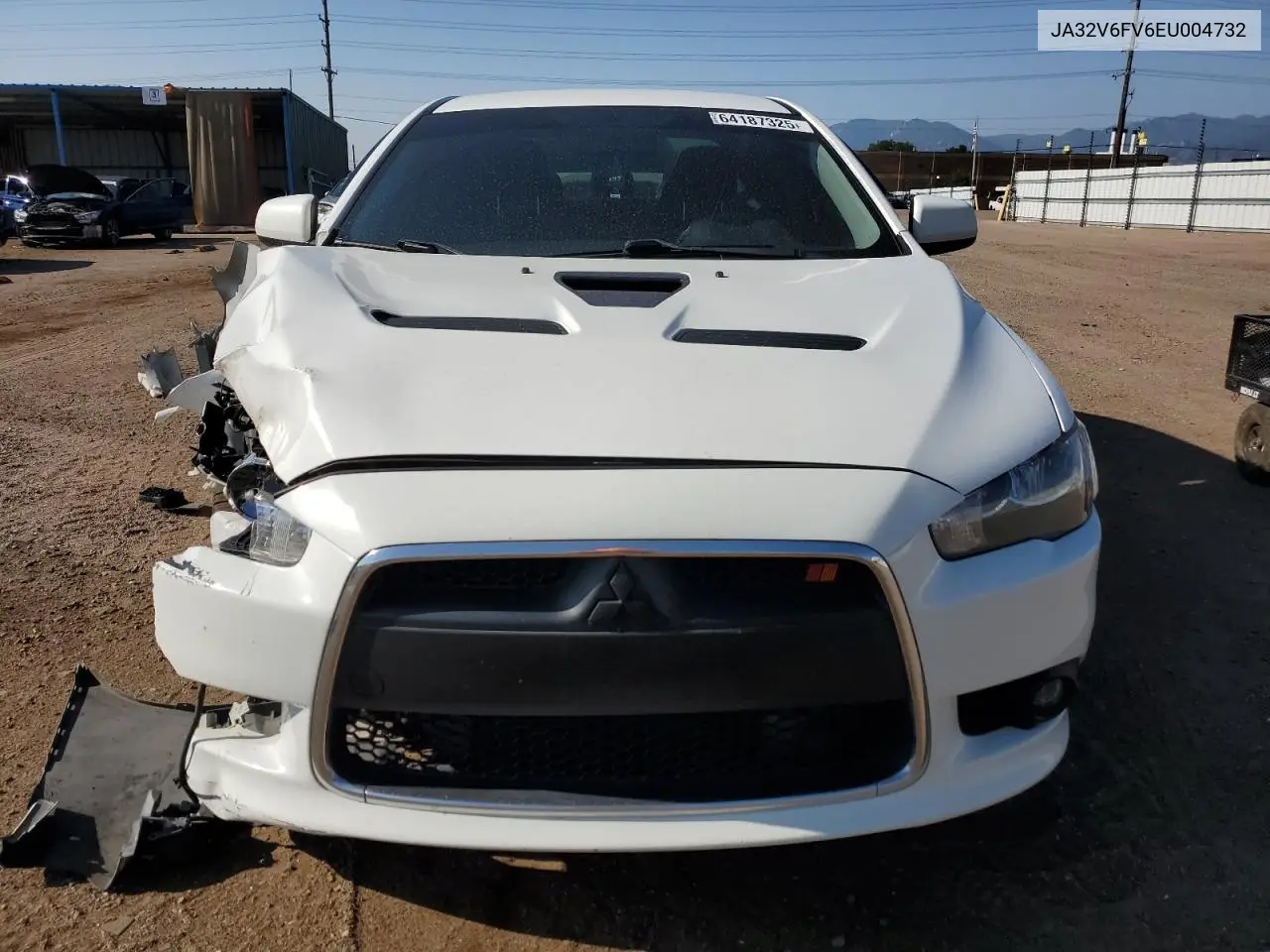 2014 Mitsubishi Lancer Ralliart VIN: JA32V6FV6EU004732 Lot: 64187325