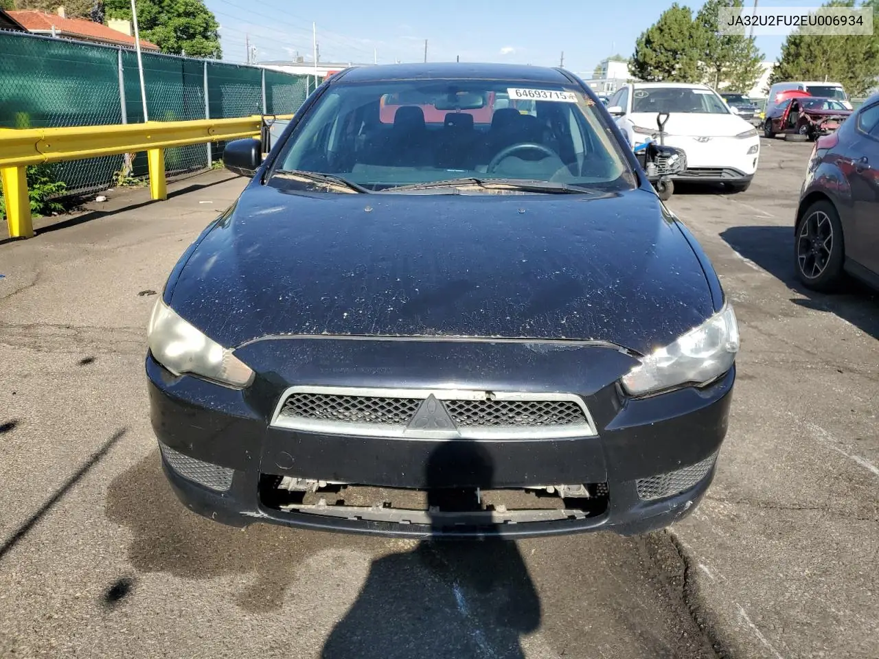 2014 Mitsubishi Lancer Es/Es Sport VIN: JA32U2FU2EU006934 Lot: 64693715