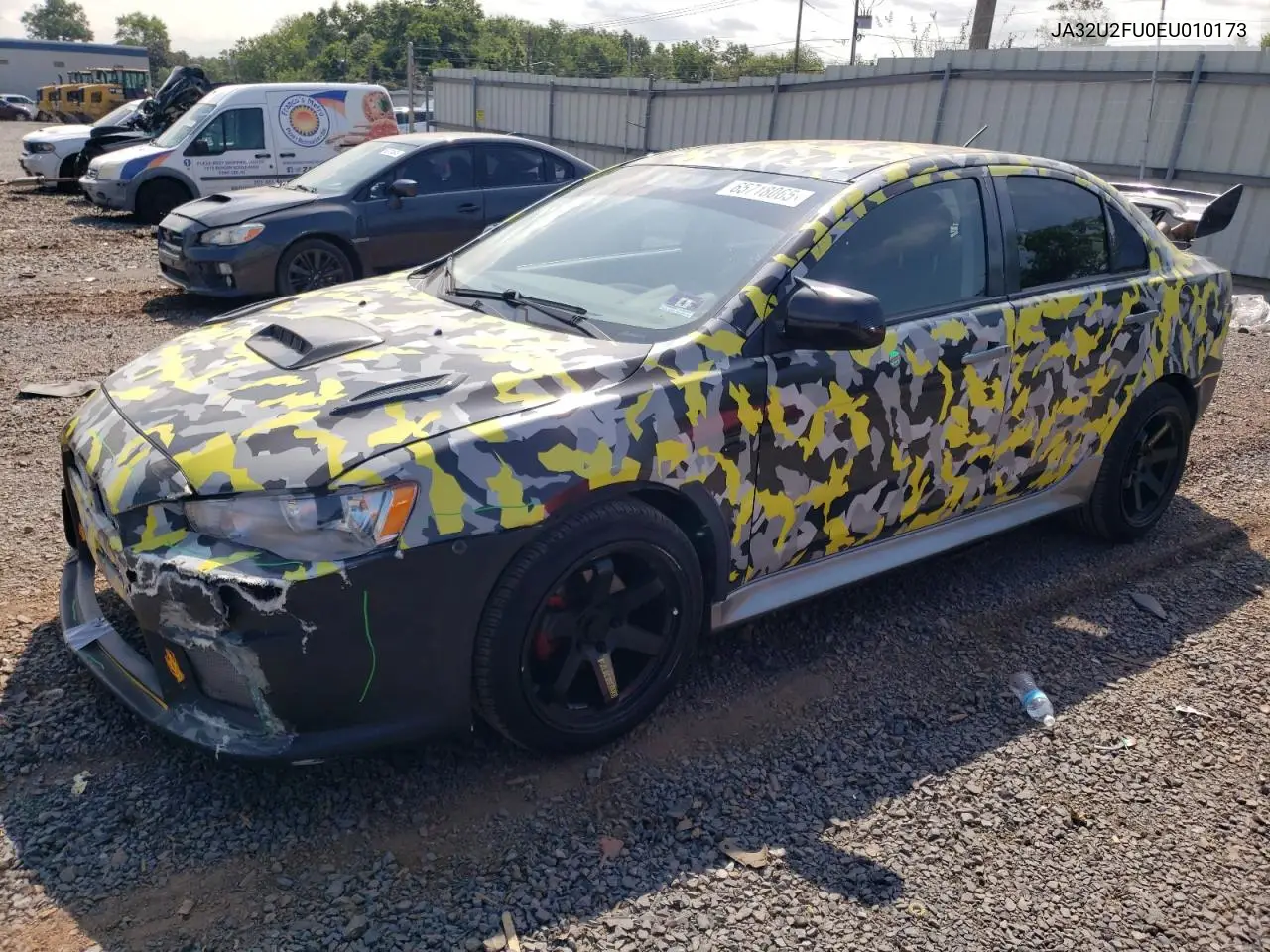 2014 Mitsubishi Lancer Es/Es Sport VIN: JA32U2FU0EU010173 Lot: 65718065