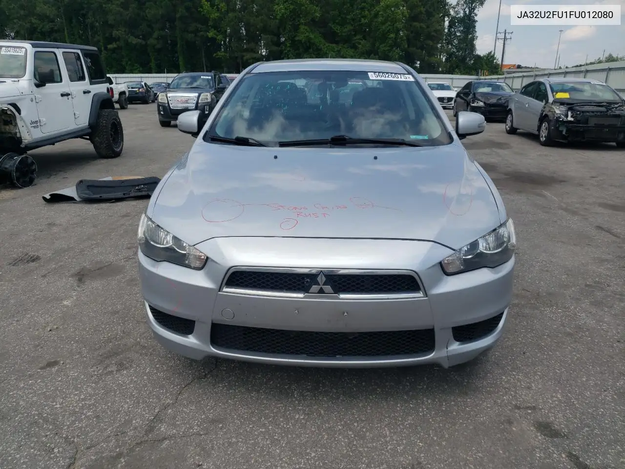 2015 Mitsubishi Lancer Es VIN: JA32U2FU1FU012080 Lot: 56026075