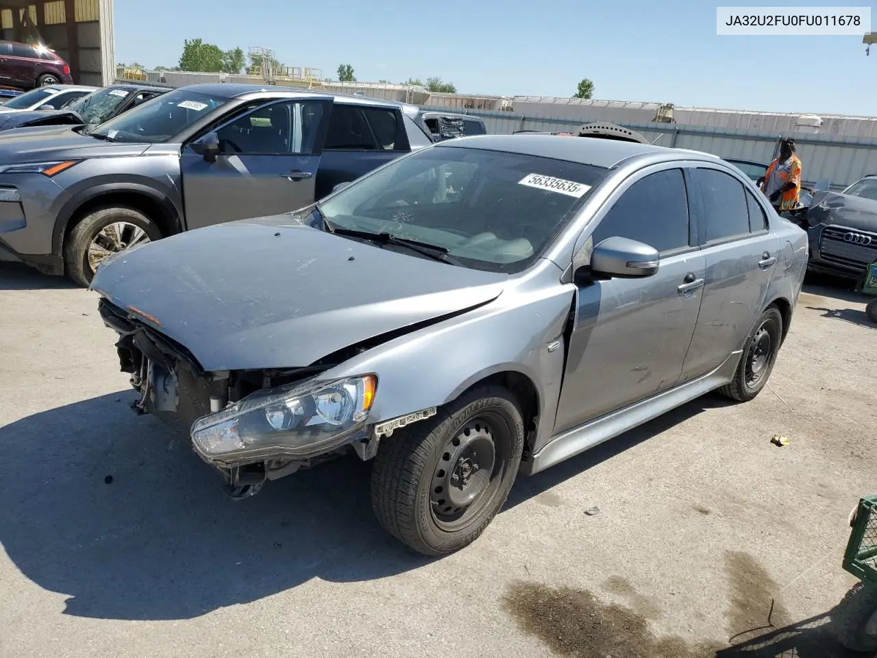 2015 Mitsubishi Lancer Es VIN: JA32U2FU0FU011678 Lot: 56335635